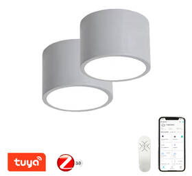 LED stropné svietidlo IMMAX NEO RONDATE 12 W 2 ks + diaľkový ovládač sivé

 obrázok produktu 2 z 2