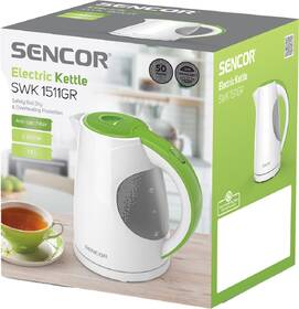 Rýchlovarná kanvica Sencor SWK 1511GR biela/zelená

 obrázok produktu 18 z 18