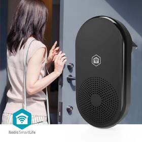 Doplnkový gong Nedis SmartLife WIFICDPC11CBK čierny

 obrázok produktu 9 z 12