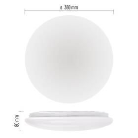 LED stropné svietidlo EMOS Fioni, 38 cm, 24 W biele

 obrázok produktu 5 z 7