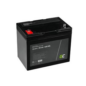 Olovený akumulátor Green Cell LiFePO4, 12V, 12.8V, 50Ah pre fotovoltaické systémy, kempovanie a lode čierny

 obrázok produktu 1 z 2