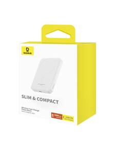 Powerbank Baseus Mini s bezdrôtovým nabíjaním 5000 mAh 20W USB-C biely

 obrázok produktu 9 z 10