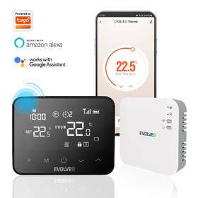 Termostat Evolveo Thermal, bezdrôtový, programovateľný čierny

 obrázok produktu 6 z 11