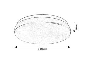 LED stropné svietidlo Rabalux Lowar 77133 biele

 obrázok produktu 5 z 6