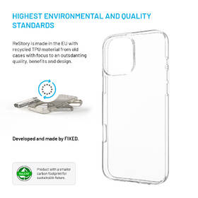 Kryt na mobil FIXED ReStory AntiUV na Apple iPhone 16 Pro Max priehľadný

 obrázok produktu 1 z 4
