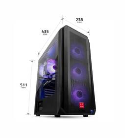 Herný počítač Lynx Challenger Ultra + Norton 360 STANDARD 10 GB + VPN 1 užívateľ/1 zariadenie na 1 rok čierny

 obrázok produktu 5 z 11