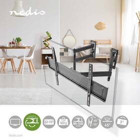 Držiak na TV Nedis polohovateľný, pre uhlopriečky 32" až 70", nosnosť 40 kg 

 obrázok produktu 10 z 12