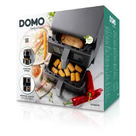 Fritéza teplovzdušná Domo DO550FR, 3,5 + 6,5 l sivá

 obrázok produktu 18 z 18