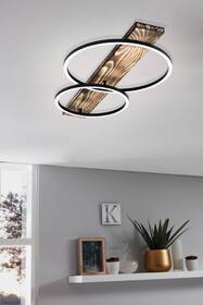 LED stropné svietidlo Eglo Boyal čierne/drevené

 obrázok produktu 1 z 2