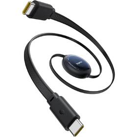 Kábel Baseus Nomos Retractable, USB-C/USB-C 1,5m čierny

 obrázok produktu 1 z 3