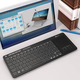 Klávesnica C-Tech Dual mode, touchpad, LED čierna

 obrázok produktu 2 z 5