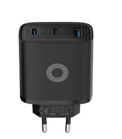 Nabíjačka do siete Mobile Origin GaN 40W MO13, 1x USB-A,  2xUSB-C čierna

 obrázok produktu 4 z 12