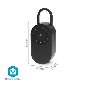 Bezpečnostná schránka Nedis SmartLife, IP66, Bluetooth čierna

 obrázok produktu 12 z 16