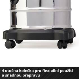 Vysávač na popol Einhell TE-AV 18/15 Li C-Solo (bez batérie) 2351700 nerez

 obrázok produktu 6 z 9