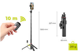 Selfie tyč Mobile Origin Magnetic Selfie Stick Tripod S1 čierna

 obrázok produktu 19 z 19
