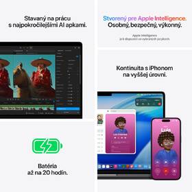Notebook Apple CTO 14" s nanotexturou M5 Max 18× CPU 40× GPU, 128 GB, 2 TB - strieborný SK 

 obrázok produktu 7 z 8