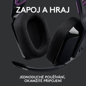 Headset Logitech G535 Lightspeed čierny

 obrázok produktu 6 z 12