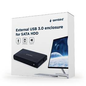 Box na HDD Gembird pre 3.5” zariadenie, USB 3.0, SATA čierny

 obrázok produktu 3 z 3
