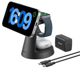 Bezdrôtová nabíjačka Anker MagGo 3v1 Dock Stand 15W čierna

 obrázok produktu 2 z 7