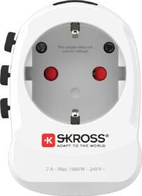 Cestovný adaptér SKROSS pre celý svet, USB/USB-C 45W biely

 obrázok produktu 6 z 8