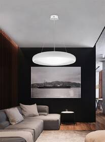 Závesné svietidlo Top Light Salerno 60BZ RC. s diaľkovým ovládačom, 60W, 6000lm, stmievanie, pamäť, priemer 60cm, výška 120cm biele

 obrázok produktu 4 z 5