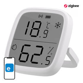 Senzor Sonoff teploty a vlhkosti ZigBee LCD biely

 obrázok produktu 4 z 4