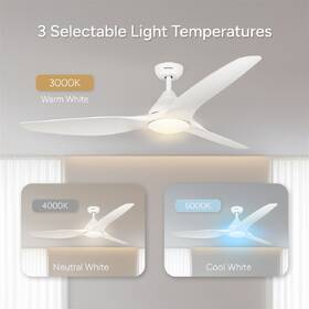 Ventilátor stropný Rohnson R-8152 biely

 obrázok produktu 7 z 12