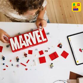 Stavebnica LEGO® Marvel 76313 Logo MARVEL a minifigúrky 

 obrázok produktu 5 z 8