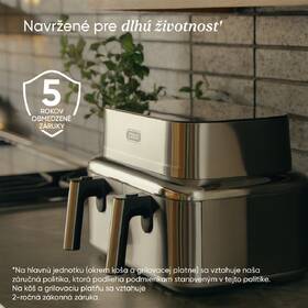 Fritéza teplovzdušná COSORI Iconic Dual CAF-SE901S-CEU, 8,6 l nerez

 obrázok produktu 5 z 10