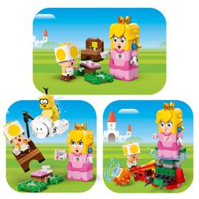 Stavebnica LEGO® Super Mario™ 71441 Dobrodružstvá s interaktívnou Peach™ 

 obrázok produktu 7 z 8