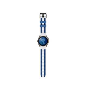 Remienok Cubenest Premium Silicone Garmin QuickFit Band 22mm biely/modrý

 obrázok produktu 5 z 5