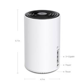Kompletný Wi-Fi systém TP-Link Deco XE75, AXE5400 Wi-Fi 6E (1 ks) biely

 obrázok produktu 2 z 4