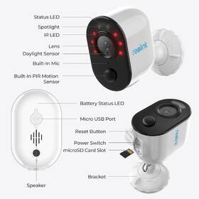 IP kamera Reolink Argus B310 + solárny panel biela

 obrázok produktu 8 z 10