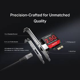 Sieťová karta Mercusys MA310E, 2.5 Gigabit PCIe 

 obrázok produktu 5 z 7