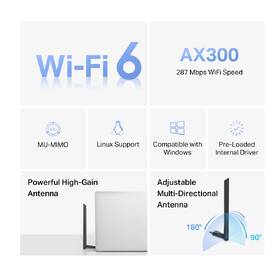 Wi-Fi adaptér Mercusys MA14H čierny

 obrázok produktu 3 z 6