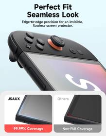 Tvrdené sklo JSAUX Anti-Glare Screen Protector - Nintendo Switch 2 (2 ks) sklo

 obrázok produktu 8 z 9