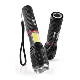 Lampáš EMOS COB LED + LED P3111, 230 lm, 3× AAA, fokus 

 obrázok produktu 3 z 4