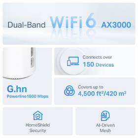 Kompletný Wi-Fi systém TP-Link Deco PX50 (2 ks) biely

 obrázok produktu 2 z 7