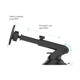 Držiak na mobil FIXED MagMount XL, MagSafe, s přísavkou čierny

 obrázok produktu 4 z 13