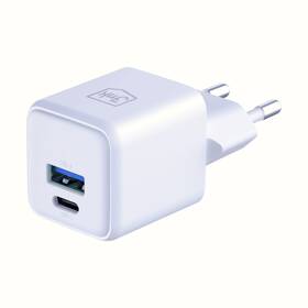 Nabíjačka do siete 3mk Hyper GaN USB-C/USB-A 20W biela

 obrázok produktu 1 z 12
