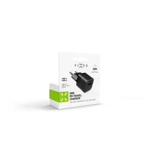 Nabíjačka do siete FIXED Mini s USB-C PD/USB QC 3.0, 20W čierna

 obrázok produktu 5 z 5