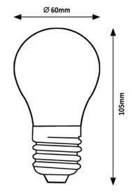 Inteligentná žiarovka Rabalux SMART LED Filament E27, 4W, 300lm, 2700K, RGB 

 obrázok produktu 6 z 6