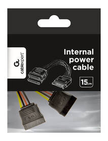 Kábel Gembird SATA napájací na 2x SATA, rozdvojka, 15cm 

 obrázok produktu 2 z 2