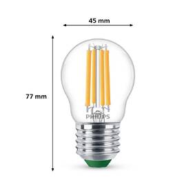 LED žiarovka Philips 40W, filament, P45, E27, teplá bílá 

 obrázok produktu 2 z 3