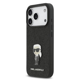 Kryt na mobil Karl Lagerfeld Fixed Glitter Metal Ikonik na Apple iPhone 17 Pro čierny

 obrázok produktu 2 z 7