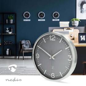 Nástenné hodiny Nedis CLWA7226SS sivé

 obrázok produktu 2 z 2