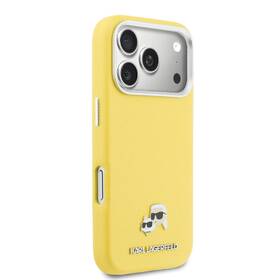 Kryt na mobil Karl Lagerfeld PU Karl and Choupette Heads Pins MagSafe na Apple iPhone 17 Pro žltý

 obrázok produktu 3 z 6