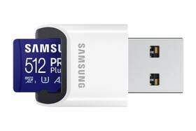 Pamäťová karta Samsung 512GB UHS-I U3 (180R/130W) + USB adaptér 

 obrázok produktu 1 z 5