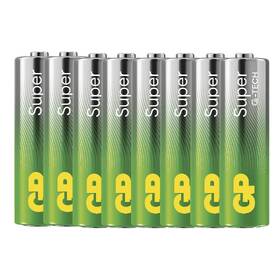 Batéria alkalická GP Super AA (LR6), 8 ks 

 obrázok produktu 1 z 2