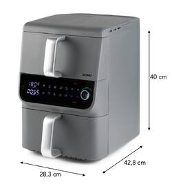 Fritéza teplovzdušná Domo DO549FR, 3,5 + 6,5 l sivá

 obrázok produktu 2 z 19